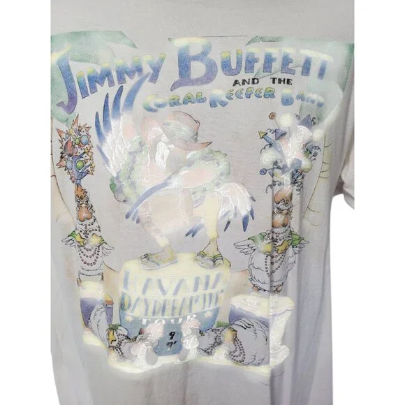 Vintage Jimmy Buffett Shirt Mens L 1997 Havana Daydreamin Murina - Picture 3 of 14